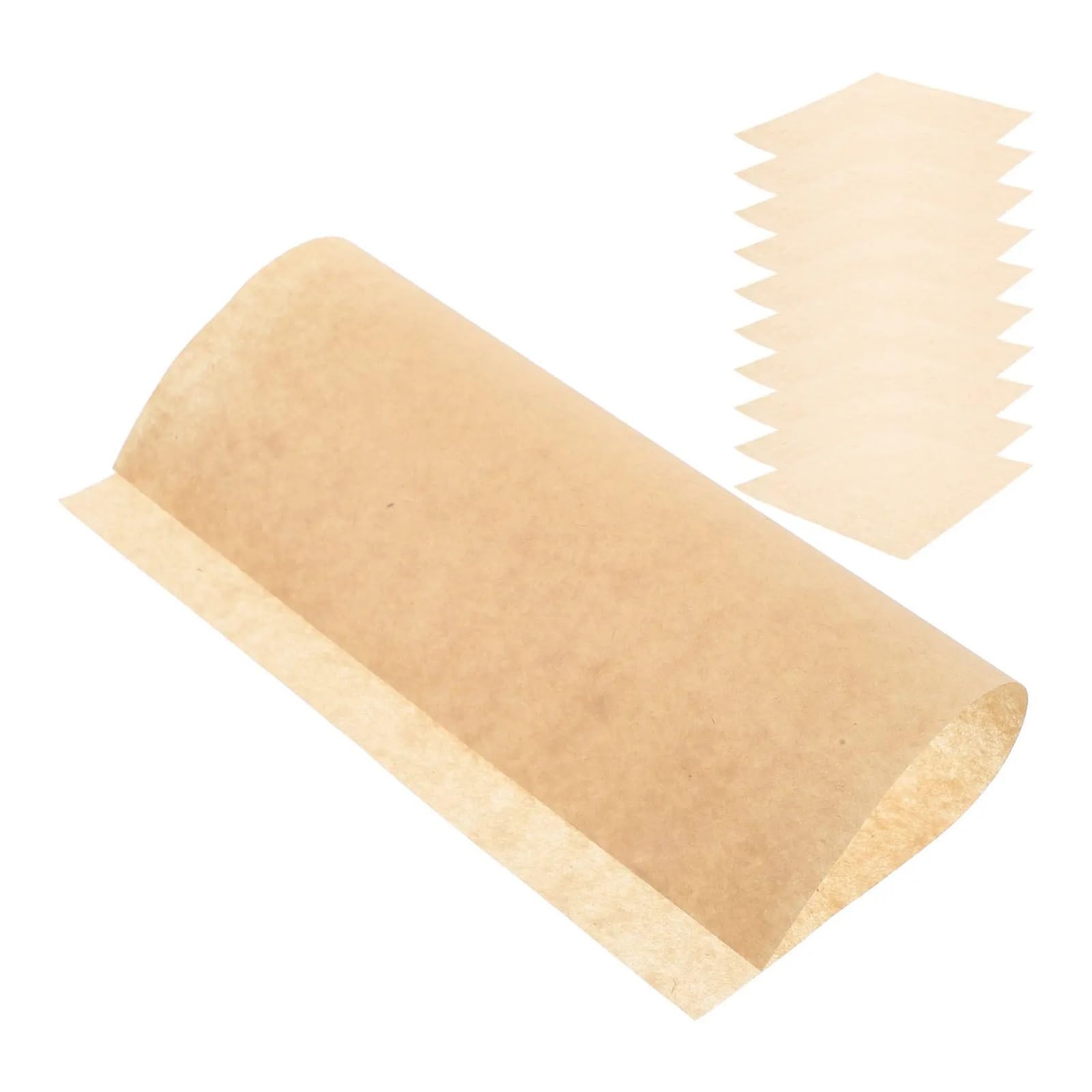 500 papel, absorción de aceite calidad alimentaria for Pizza, alas, patatas fritas, envoltura, estera for hornear, elementos esenciales cocina(20X20X0.1CM)