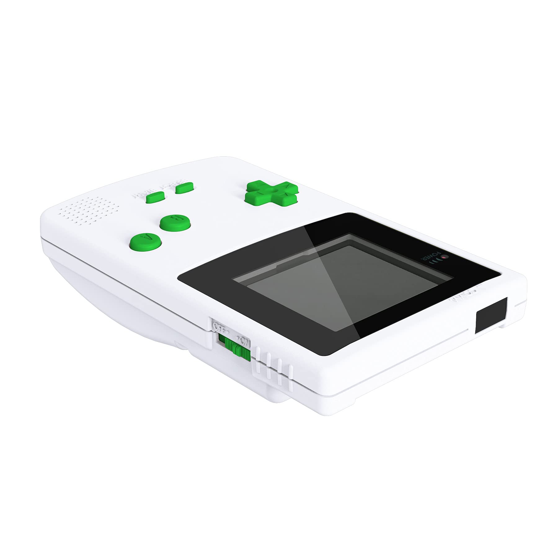 eXtremeRate Botones Completos para Gameboy Color, Teclas de Repuesto A B D-pad Select Start, Accesorios para GBC, Sin Consola Portátil, Verde