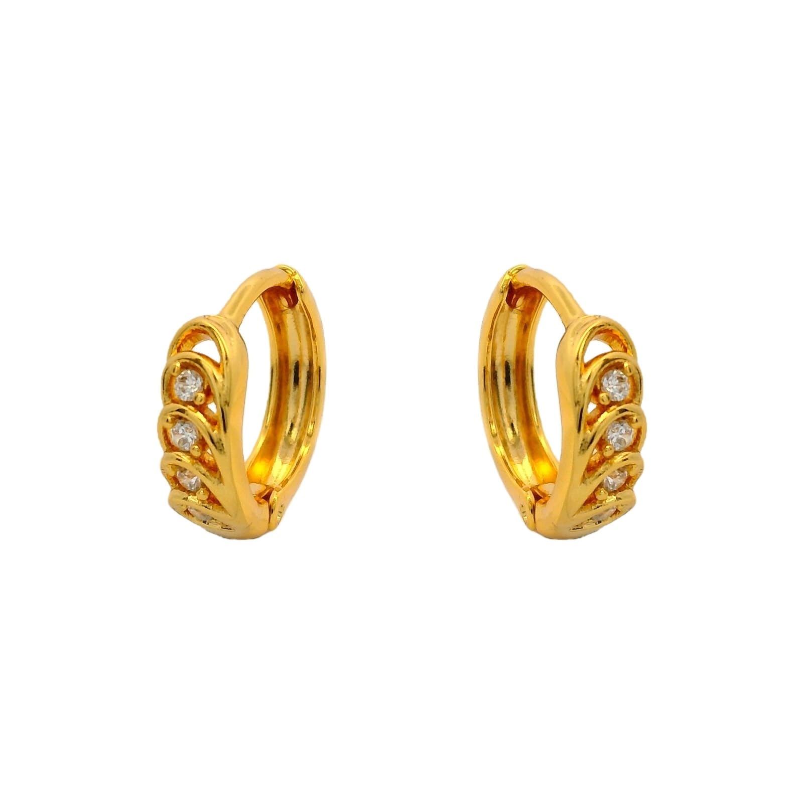 Pendientes de oro auténtico de 9 K/14 K/18 K con moissanita, oro clásico Au 375/585/750