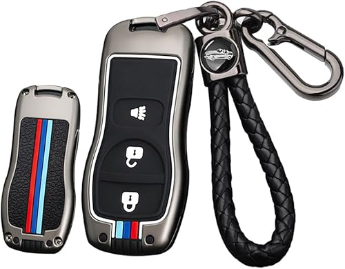 ontto Funda de llave de coche de 3 botones para Infiniti FX35 FX45 QX4, llavero de entrada sin llave, soporte de llave de metal para Nissan Armada disponible en Yaxa El Salvador