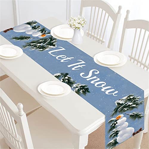 4 Set Seasonal Table Runners,13X72 Inches Long Spring Summer Autumn Winter Decorative Series Farmhouse Tabletop Collection Runners For All Season Kitchen Dining Table Decor (4 Season Table Runners) #TOP7