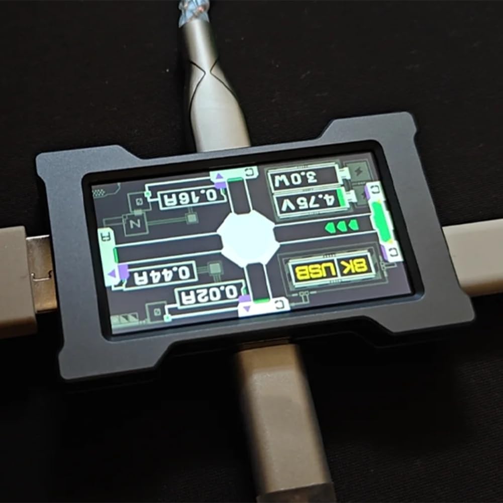 Hub USB alla moda con 2-3 porte - 8K, alimentazione indipendente, display integrato per migliorare l'atmosfera delle configurazioni desktop in argento.