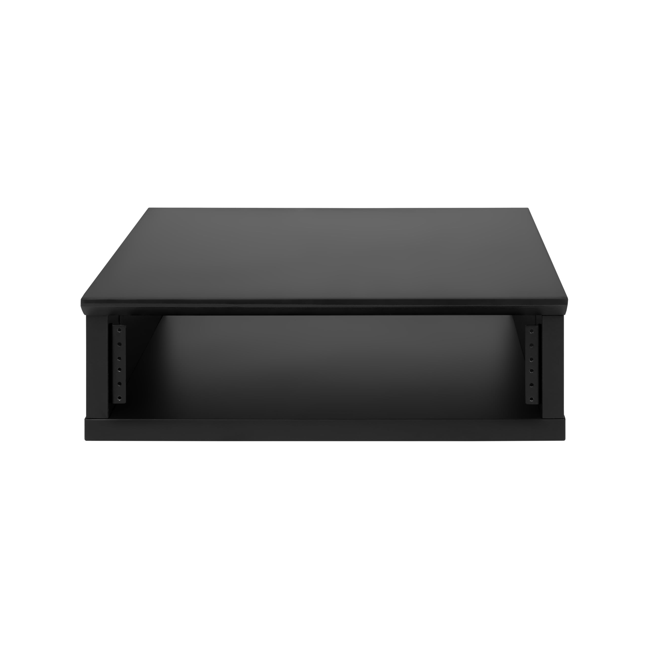 Gator Frameworks Elite Furniture Series 2U Étagère de Bureau en Bois Finition Noire (GFW-ELITERK-2U-BLK)