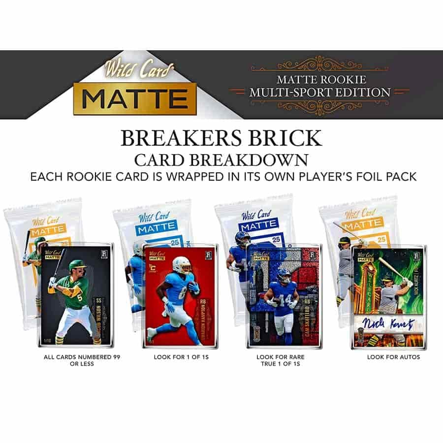 Amazon.com: 2025 Wild Card Matte Rookie Multi-Sport Edition