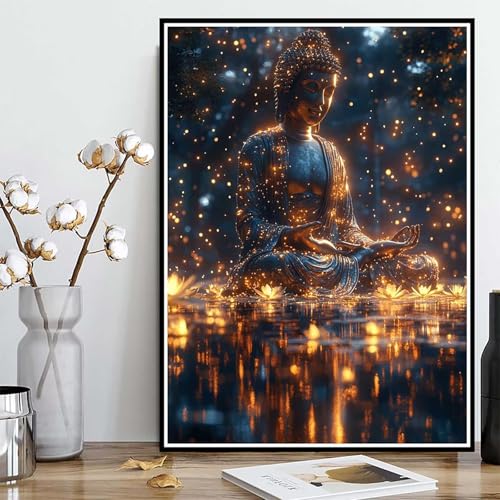 Peinture Diamant Rêve Broderie Diamant 5D Mosaïque Strass Point de Croix 90x120