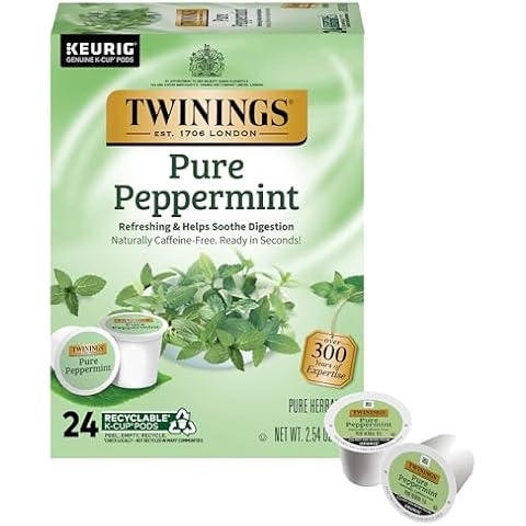 Twinings Pure Peppermint Tea K-Cup Pods Cover