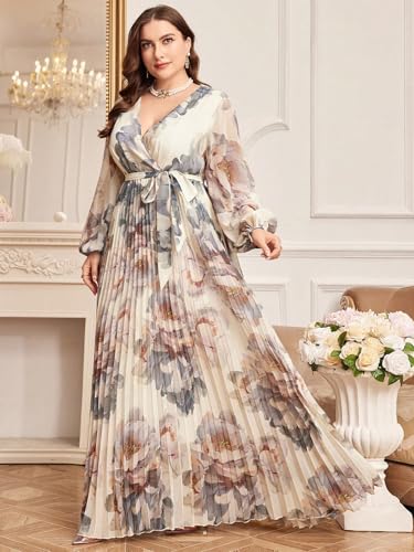 Image of TOLEEN Women's Plus Size Sequin Dress Luxurious Style Formal Cocktail Evening Party Maxi Dresses