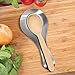 OGGI Stainless Steel Spoon Rest- Long Handle Holds Kitchen Utensils in Place, Great Spoon Rest for Counter, Stove Top, or Coffee Station; Kitchen Accessories, Utensil Rest, Stainless
