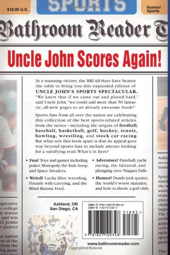 Uncle John's Bathroom Reader Sports Spectacular #TOP1