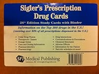Sigler's Prescription Drug Cards [with Binder] 1880579626 Book Cover