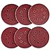 AUSTOR 60 Pieces Sanding Discs 5 inch 8 Holes Sandpaper Discs Hook and Loop 40/60/ 80/120/ 180/240 Grit Sanding Disc Assortment for Random Orbital Sander
