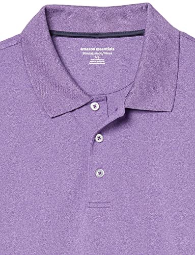 Image of Amazon Essentials Men's Moisture Wicking Golf Polo Shirt, Short Sleeve, Slim-Fit, Quick-Dry
