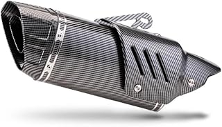 51mm Motorcycle Exhaust Muffler with DB Killer Double Hole for R1 R3 ZX6R F800 MT09 Z900 R7 ZX4R R6(B)