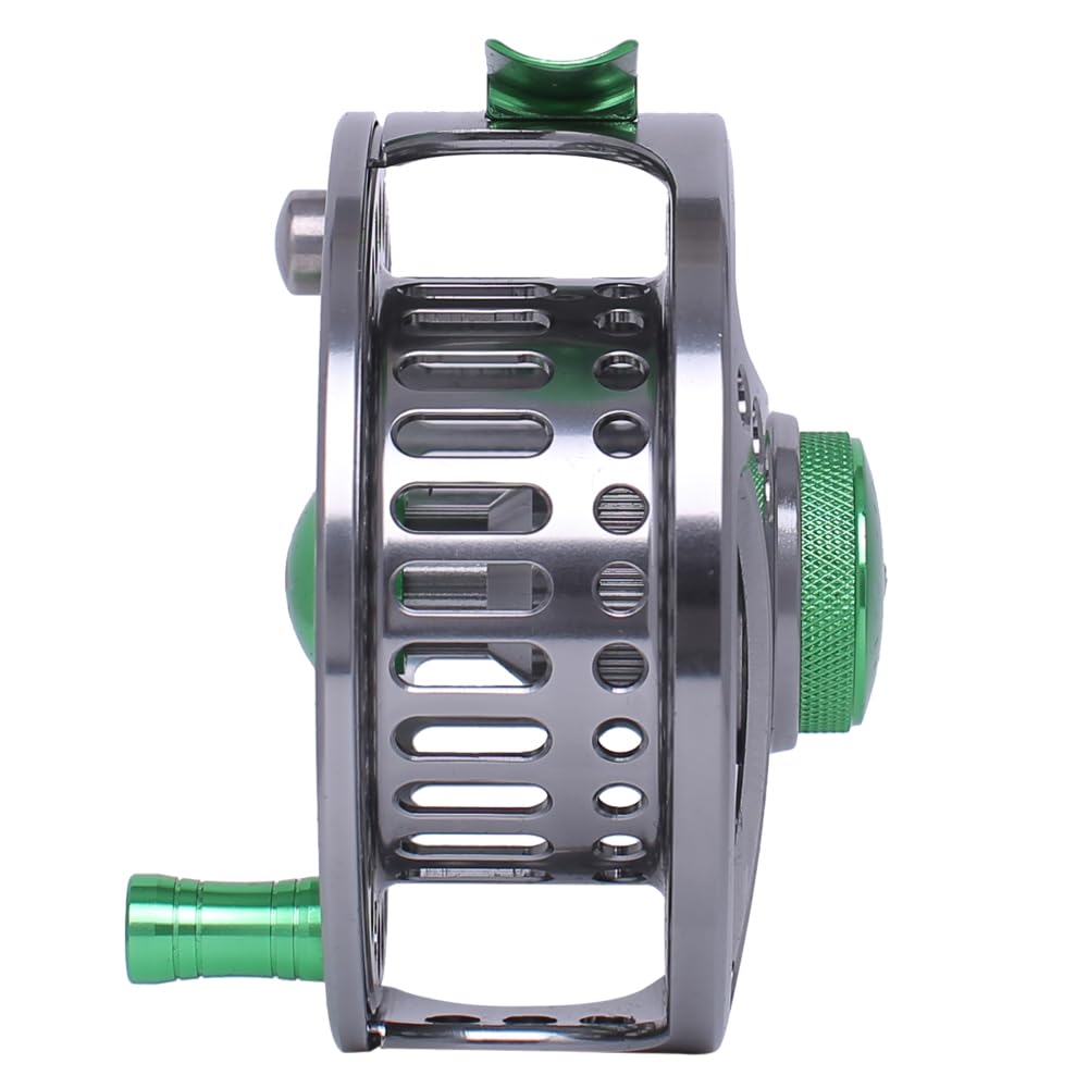 Kylebooker Moulinet Anti-oxydant Ultra léger, Corps en Alliage d'aluminium usiné CNC et Moulinet de pêche à la Mouche à Bobine Taille 3/4,5/6,7/8 Pêcheur à Mouche