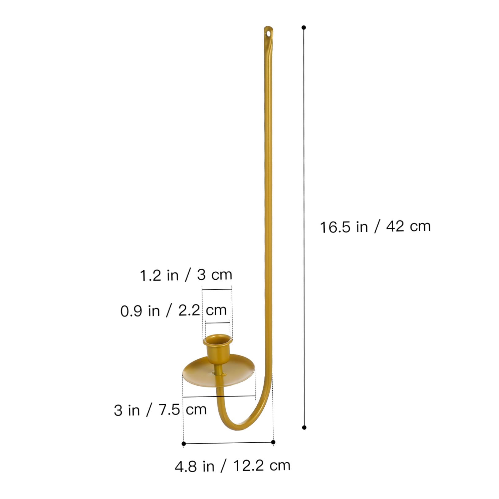 Alipis 2pcs Metal Wall Candle Holders Decorative Candle Sconces for Home Enhanced Safety Elevated Edges Sturdy Metal Design for Living Room Bathroom Dining Room Decor