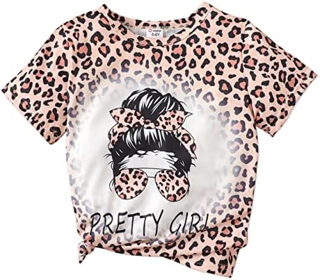 PATPAT Girls Kids Fashion Cute Pink Tie Dyed