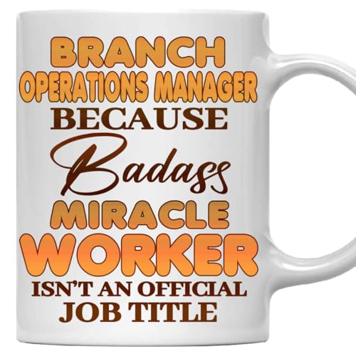 Branch Operations Manager Mug, Gift For Branch Operations Manager