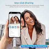 Photo Storage Stick 128GB iPhone-Specific USB Flash Drive Triple-Function Photo Storage Stick Compatible for IOS/Android/Tablet/PC and Devices (128, GB) - Image 5
