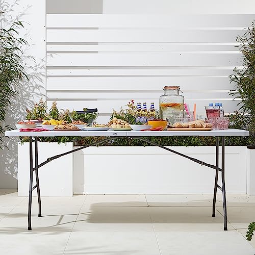 Neo Folding Table Portable Fold Up Tables Camping Garden Party BBQ Dinner Buffet Picnic (6 Foot) - Image 7