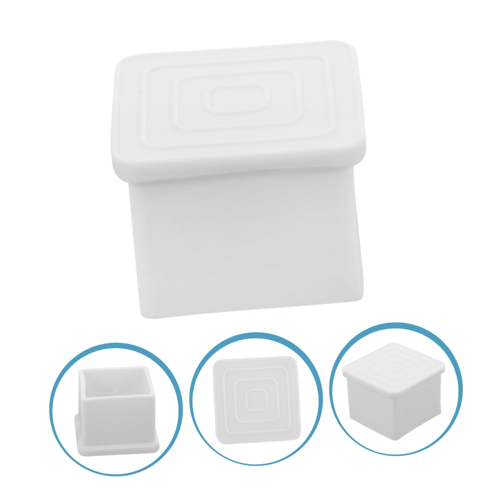 POPETPOP 5 Set Coprigambe Per Tavolo E Sedia Coperture Gamba Coprigambe Per Mobili Pastiglie Protettori Piedini Per Tavolo Di Casa Paragambe Per Mobili Pvc Bianca 20 Pezzi*5