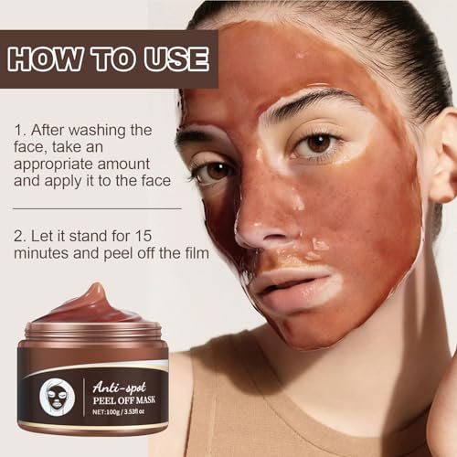 Xbegix 2Pcs Peel Off Mask Ginseng Korean Anti Aging,Peel Off Mask,Pro-Herbal Refining Peel-Off Facial Mask thumb #2