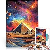 Rompecabezas para Adultos 1000 Piezas Esplendor cósmico de Giza Juegos Divertidos para la Familia Regalos de Amigo Secreto 75x50cm