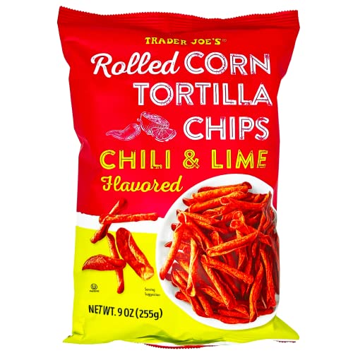 Wyked Yummy Spicy Chili Lime Bundle With (1) 9Oz Bag Of Trader Joe's Rolled Corn Tortilla Chips Chili And Lime, (1) 2.9Oz Jar Of Trader Joes Chili Lime Seasoning And (1) Kitchen Conversion Magnet #TOP1