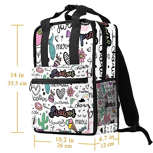 Sac à dos d'été pour garçons multicolore à bretelles ajustables - 5