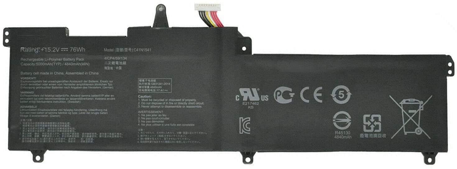 Batterie C41N1541 pour Asus GL702VM Jouez Partout sans Prise