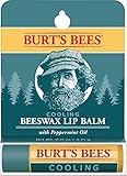 Burts Bees Kühlender Lippenbalsam für Herren, Blister für Männer, 4,3 g Lippenbalsam