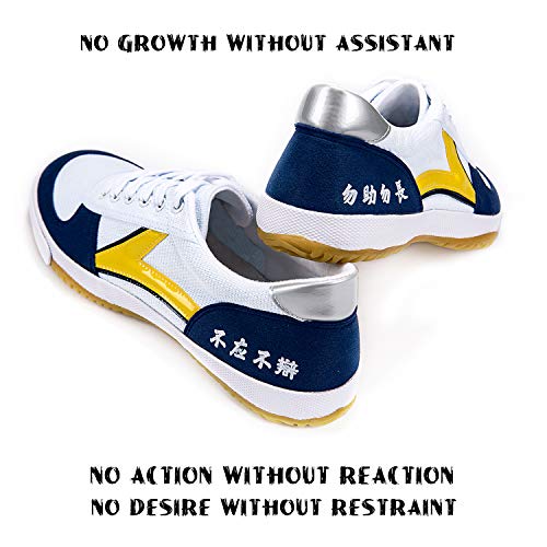 TT4ALL Unisex Classical Stylish Widen White Kung Fu Martial Arts for Parkour Driving