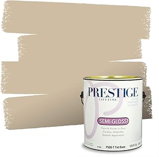 Paints Interior Paint and Primer In One, 1-Gallon, Semi-Gloss, Comparable Match of Sherwin Williams* Ramie*