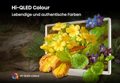 Hisense 43S5DQ Deco TV, 108cm (42 Zoll), UHD QLED, HDR10, Dolby Atmos, QLED Colour, 60Hz, DVB-T2+C+S2 Tuner, WiFi, HDMI, Gallerie Mode… – Ansicht 5
