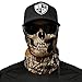 Sa Fishing Outdoor Herren Face Shield mit UV Schutz (Forest Camo Skull)