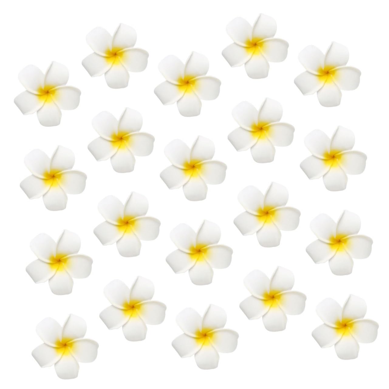 Didiseaon 96 Piezas Plumeria Rubra Broches Horquillas De Flores Pinzas Para Peinar El Cabello Pinza De Pelo Hawaiana Pasadores De Pelo De Flores Accesorios Para El Cabello De Novia