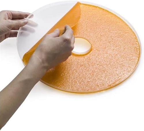 Bandeja redonda de frutas de cuero de frutas antiadherente Deshidratador de silicona redonda Hojas de rollo de frutas Rollo de secado de máquina de