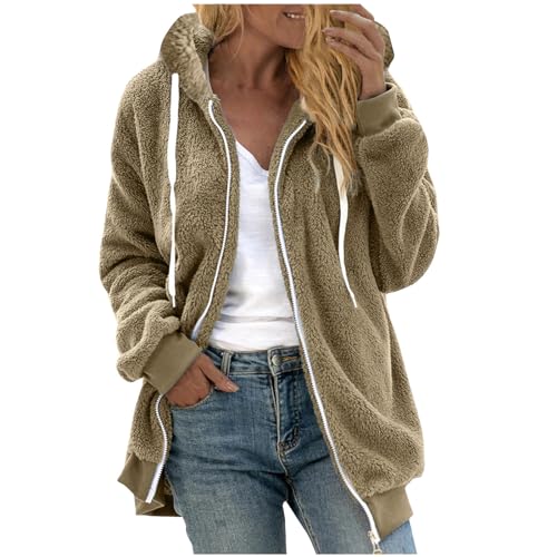 Sweat à capuche polaire femme pour un hiver casual et cosy