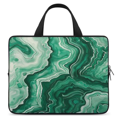 Sac ordinateur ultra fin vert et blanc antichoc pour transporter votre PC au quotidien