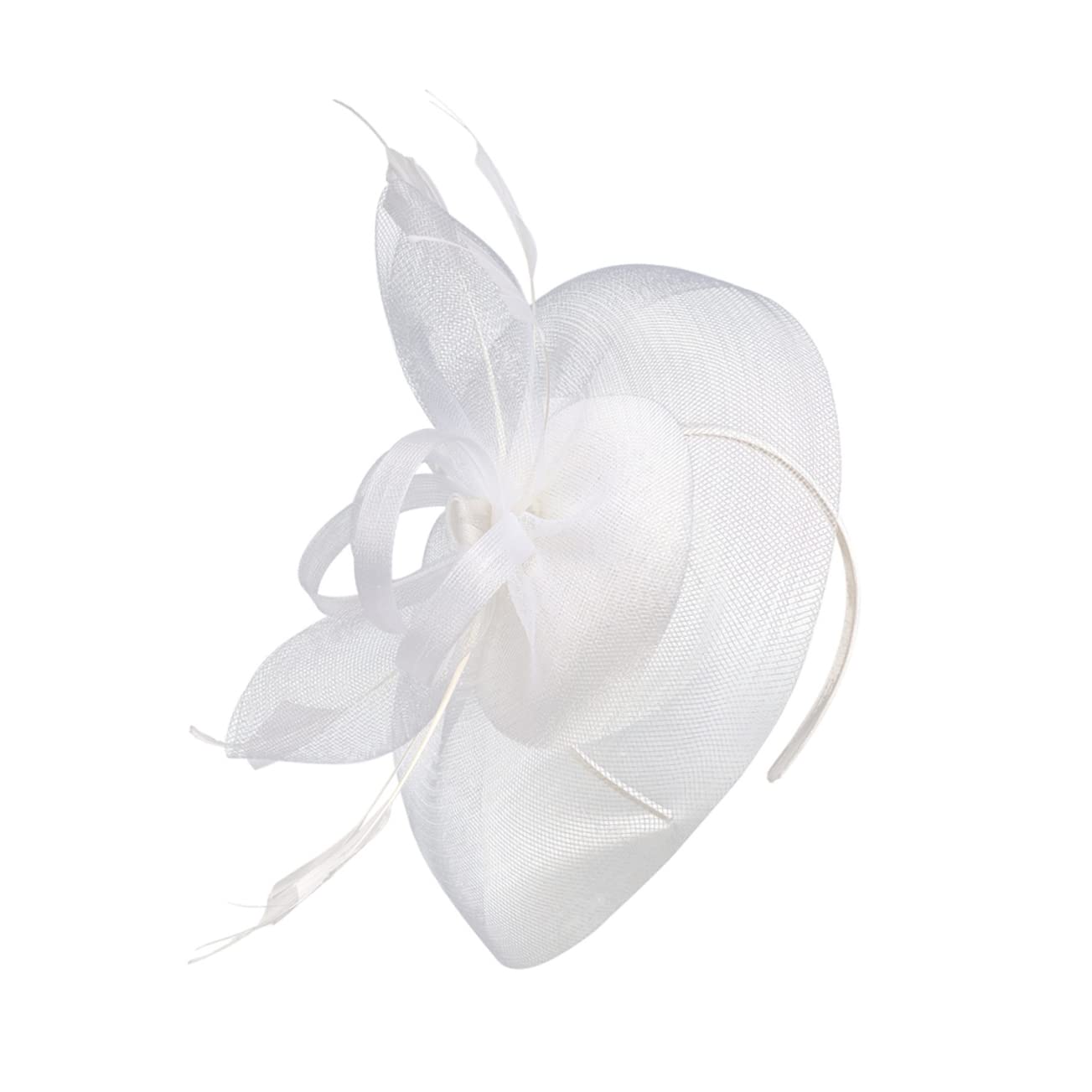 SHERCHPRY Cappello a molletta con The Ritual Cerimonia Cappello da Sposa Sposa Cappelli da Donna per Matrimoni Copricapo Flapper Cappello da Sposa da Donna Copricapo per Banchetti