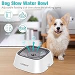 UPSKY Dog Bowl Dog Water Bowl No Spill Pet Water Bowl No Drip Slow Water Feeder Dog Bowl No-Slip Pet Water Dispenser 35oz Slow Drinking Bowl for Dogs and Cats - Image 5
