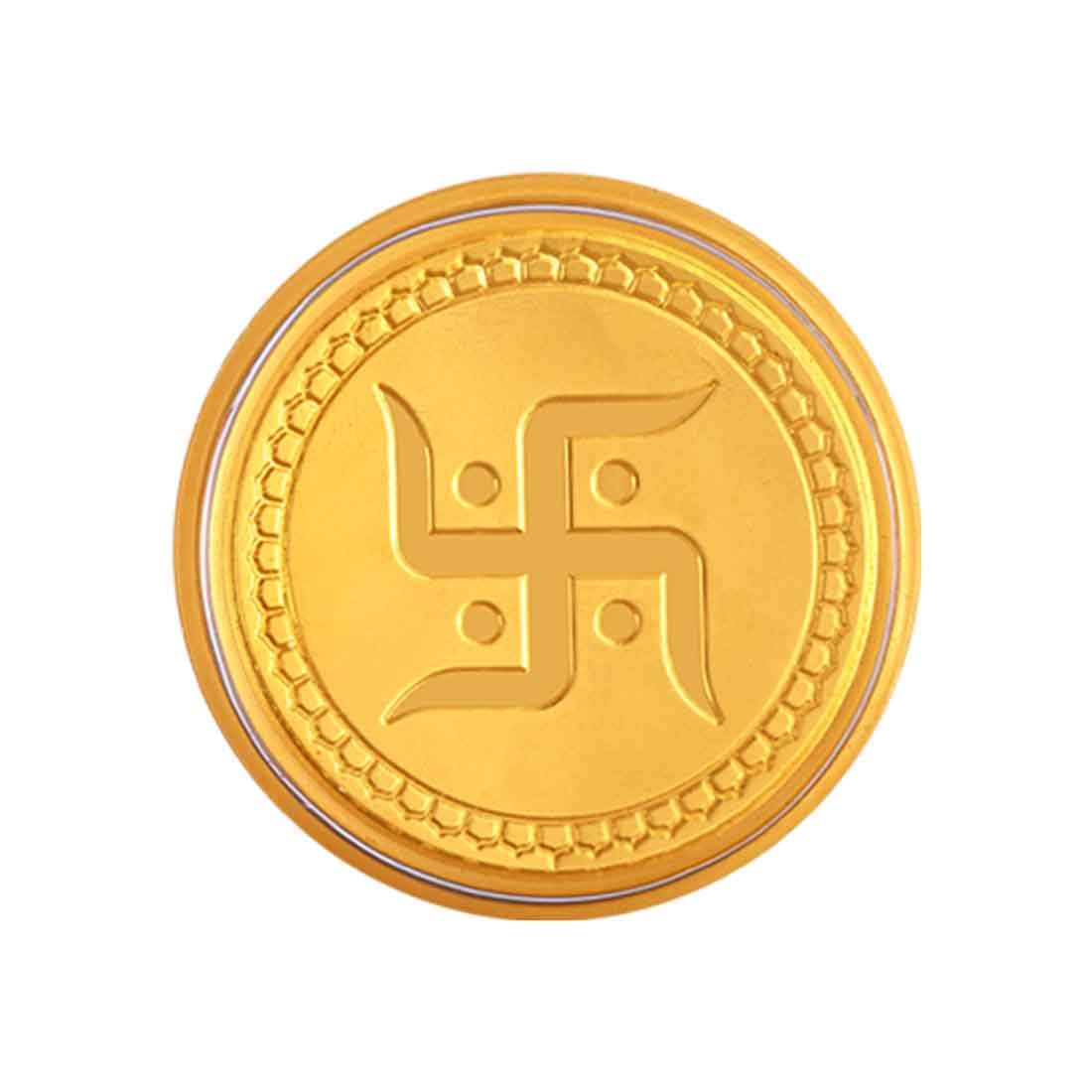 P.C Chandra Jewellers 24KT 999 Yellow Gold Swastik-Inscribed Foil Coin - 0.2 Gram (B0CP7YTJ7F) Amazon Price History, Amazon Price Tracker