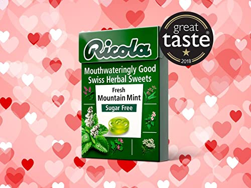 Ricola Fresh Mountain Mint Sugar Free Mint, 1.59 Oz ® 45 G