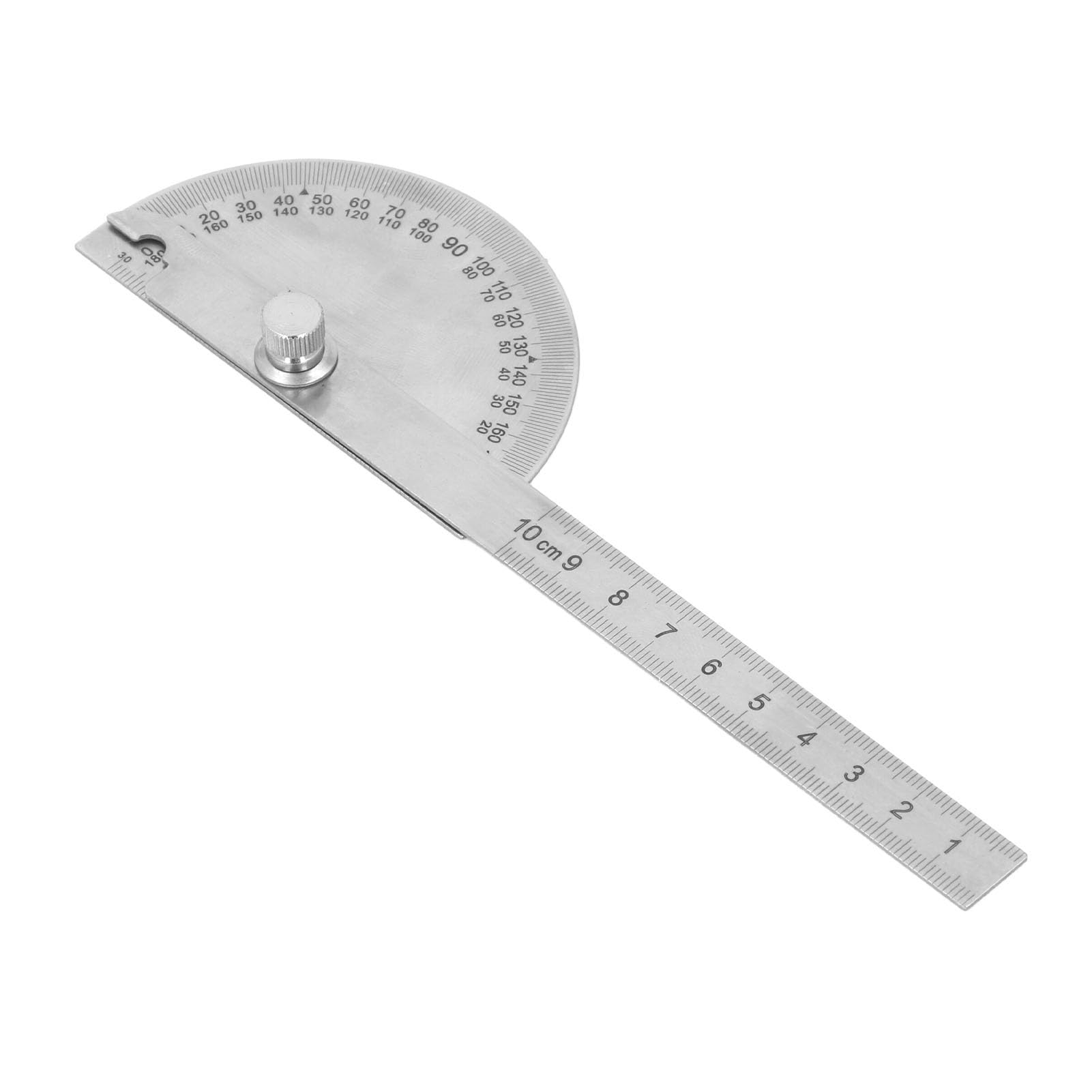 Adjustable Angle Protractor, Stainless Steel Angle Finder Ruler, Stainless Steel Protractor 180 Degrees for Woodworking