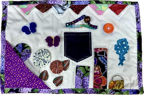 Handmade Fidget Quilt/Sensory Blanket to accommodate those needing mental stimulation