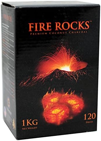 Fire Rocks Premium Coconut Charcoal - 120 Pieces