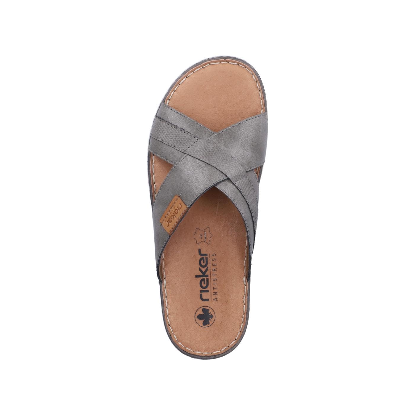 Rieker Herren Pantolette in schwarz