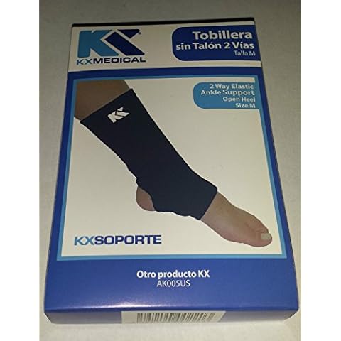 2-Way Elastic Compression Ankle Sleeve Support Brace Pain Relief Injury Arthritis (m) Cover