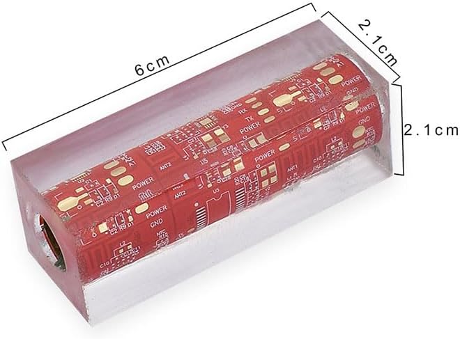 RI ZHENG DIYKITSMALL, AS-CB40#3-Mixed, Mixed Circuit Board Sierra Pen Blanks(One Pack, 3 pcs) Brass Pen Tube is precast into the Blank. Woodturning Kit