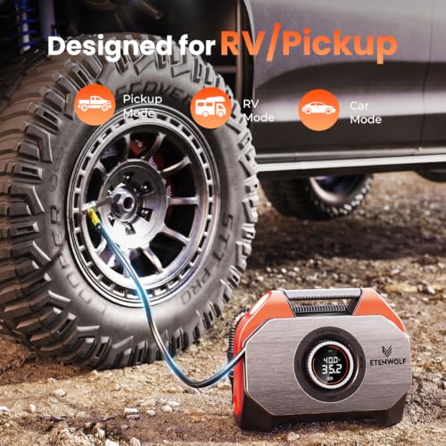 ETENWOLF VORTEX S6 Heavy-Duty Inflator