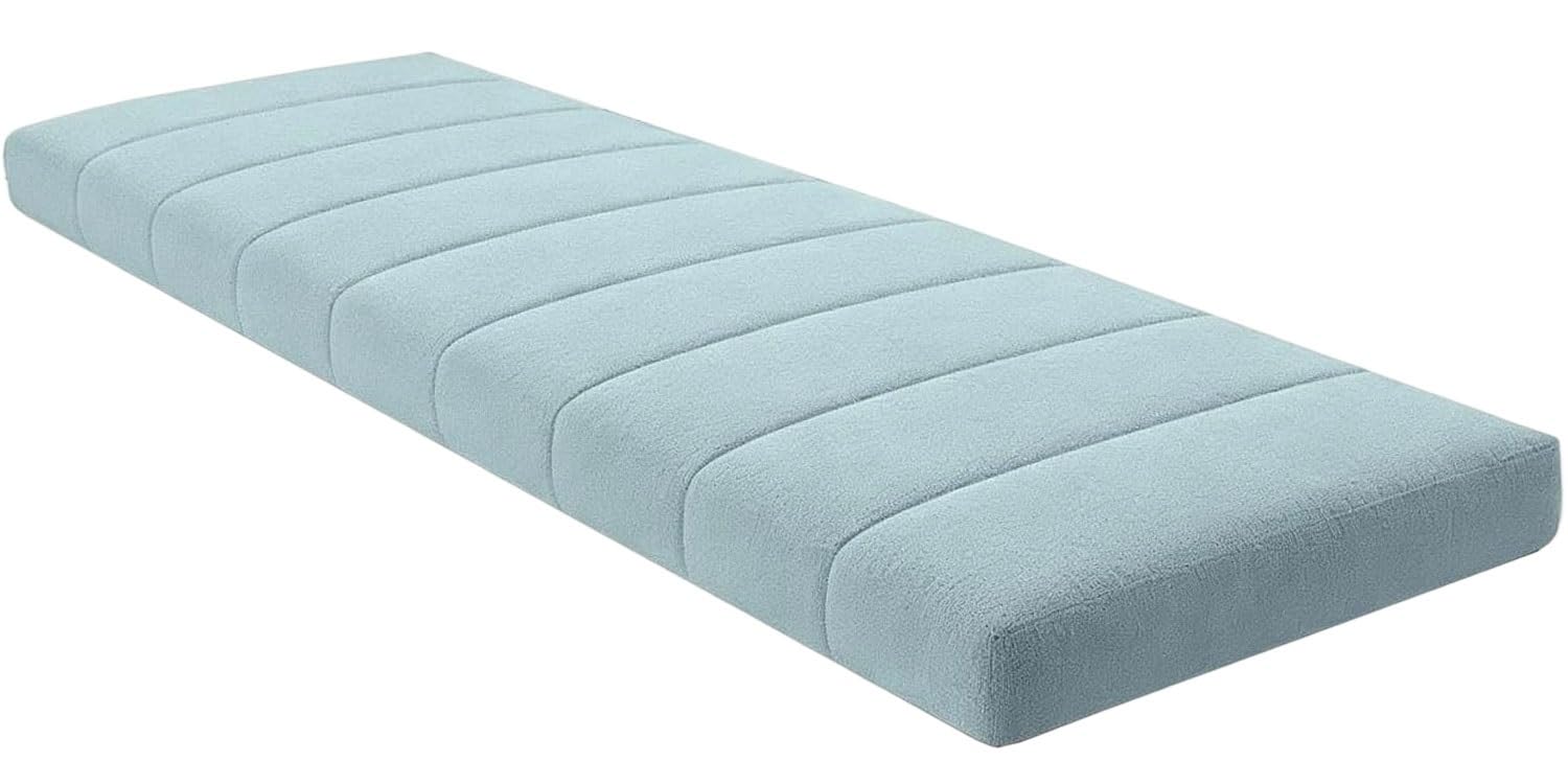 SDNAM Indoor/Outdoor Bench Cushion – 4.5 cm / 1.8 in thick – Non-Slip Seat Pad for Bay Windows, Garden Patio, Long Chairs, Swings & Porch Furniture(10@,40x40cm/16x16in)